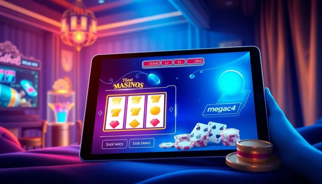 Engage with megac4's thrilling online gaming experience featuring vibrant slots and card games.