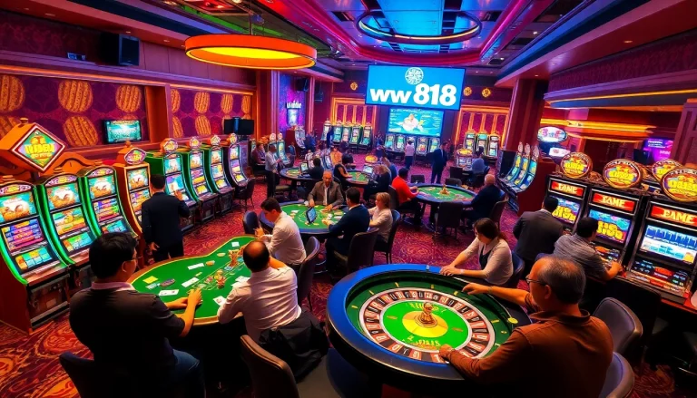 Experience the excitement of trang chủ ww88 with action-packed games at our bustling casino.