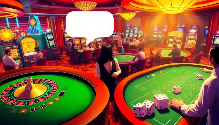 Engaging in ai girlfriend chat while rolling dice at a lively casino table.