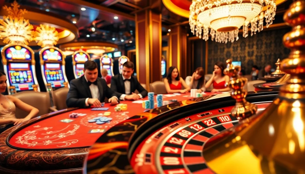 Experience the thrill of winning at a high-stakes poker game at https://nhacaiuytin.place/, with vibrant poker chips and elegant casino décor.