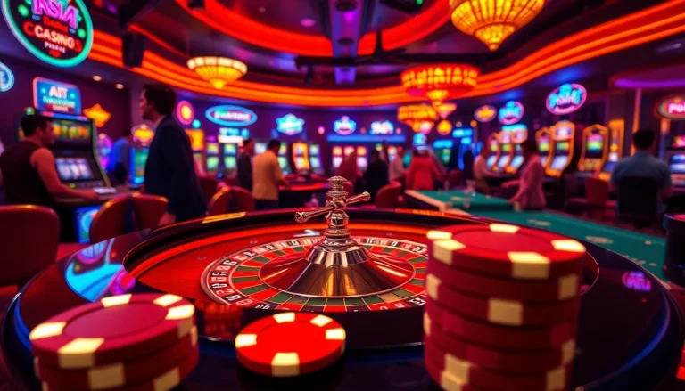 Experience excitement with ai porn chat while playing at a vibrant casino table.