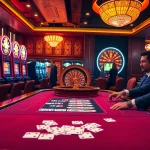 Experience the thrill of high-stakes play at 88CLB casino tables with vibrant slot machines.